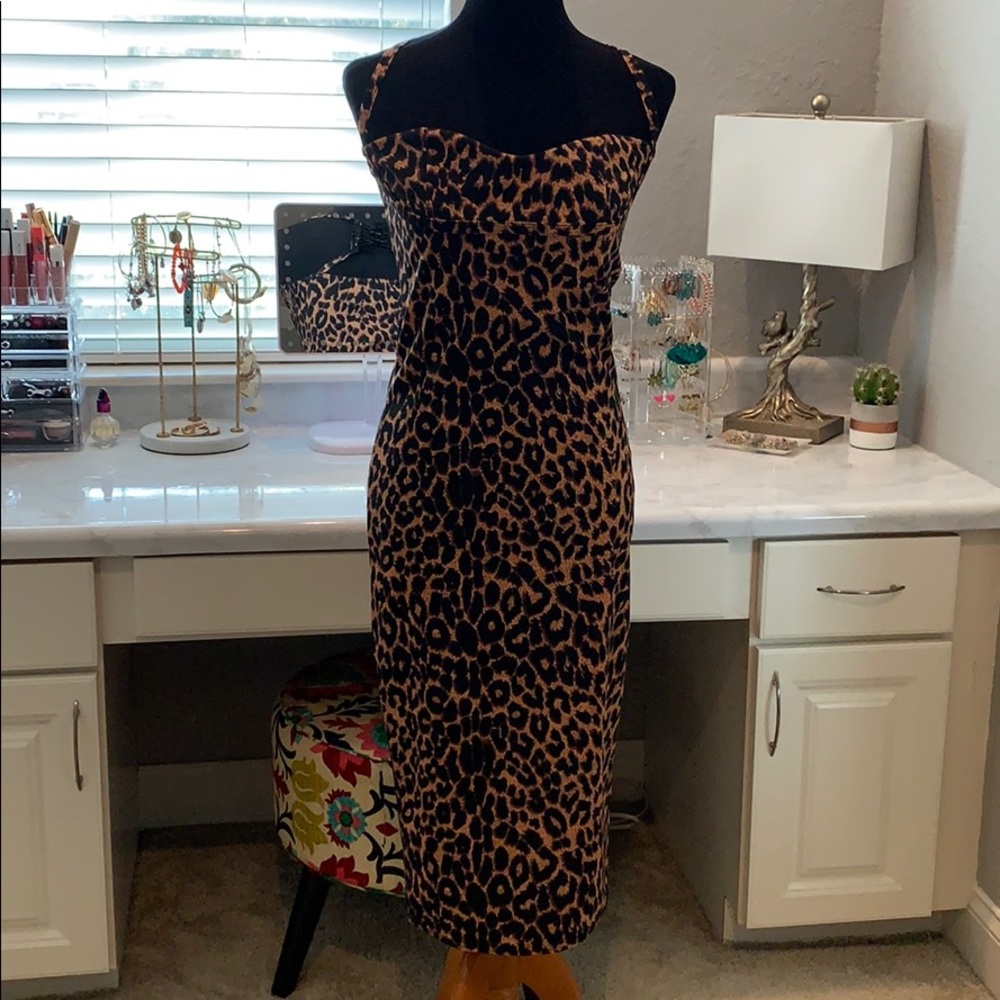 Leopard Midi Dress